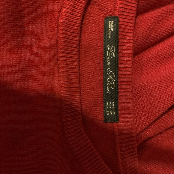 Red long sleeve shirt. Size medium. Good condition. - Picture 2 of 2